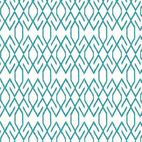 Blue and White Geometric Pattern Fabric