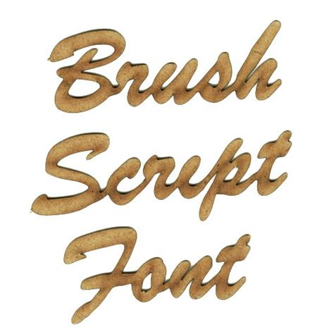 Custom Words in Brush Script Font up to 4 Letters - choice of size