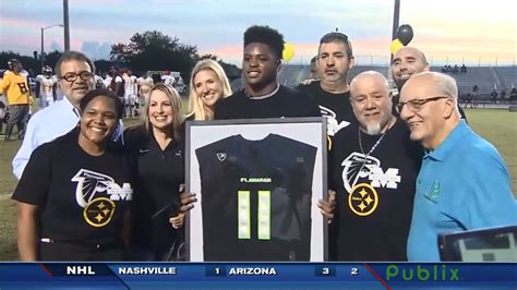 Flanagan High School retires Steelers linebacker Devin Bush’s jersey ...