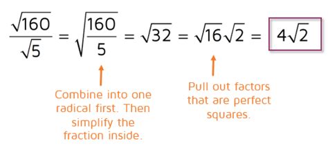 How to Divide Radicals - KATE'S MATH LESSONS