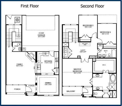 Best 2 Floor House Plans - floorplans.click