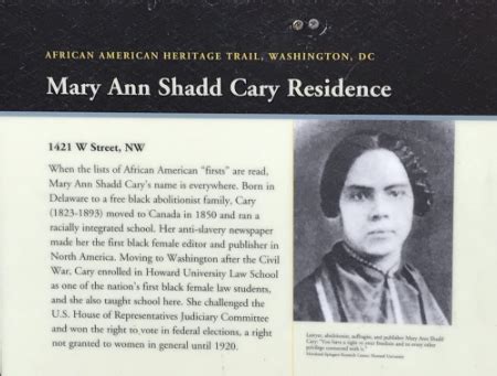 Collections Spotlight: Mary Ann Shadd Cary | Citizen U Primary Source Nexus