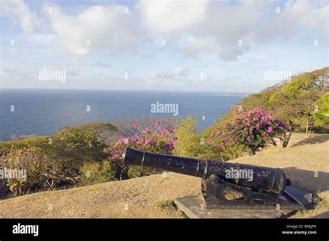 Cannon at Fort George, Scarborough, Tobago, Trinidad and Tobago, West ...