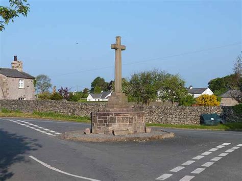 War memorial cross in Barbon village © Oliver Dixon :: Geograph Britain ...