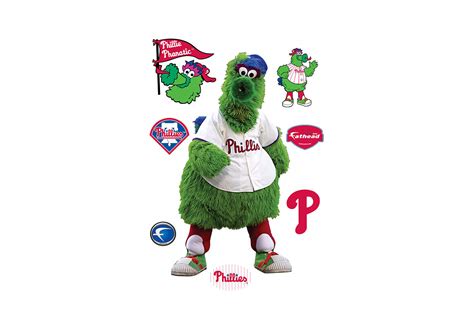 Philadelphia Phillies Mascot - Phillie Phanatic Wall Decal | Shop Fathead® for Philadelphia ...