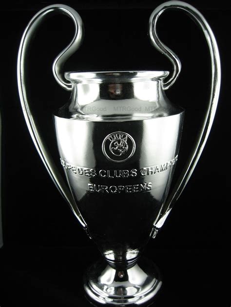UEFA CHAMPIONS LEAGUE TROPHY REPLICA SILVER PAINTED - UEFA Champions League Photo (18795643 ...