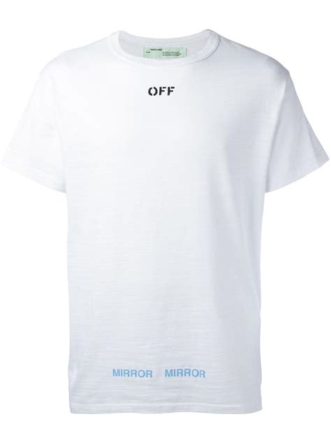 Off-white c/o virgil abloh Logo Print T-shirt in White for Men | Lyst