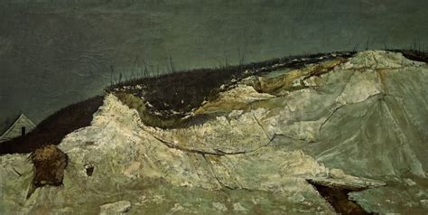 American Winter Rural Landscape Painting, Style Of Andrew Wyeth (#0030 ...