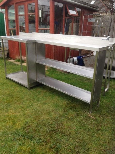 Stainless Steel Table - 2 Shelves | in Corstorphine, Edinburgh | Gumtree