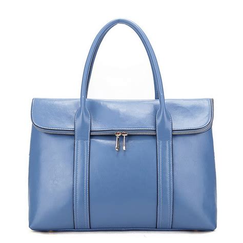 Blue leather handbag | Tote Bags www.thdress.com/blue-leathe… | Flickr