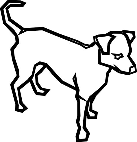 Dog Outline Clip Art - ClipArt Best