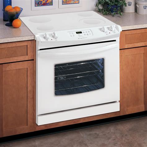 Frigidaire® 30-Inch Drop-In Electric Range (Color: White) at Lowes.com