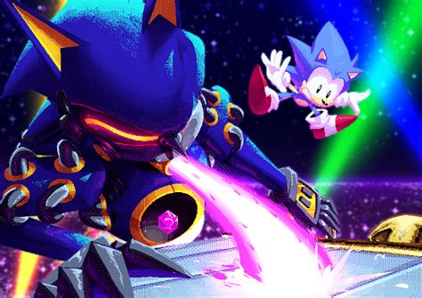 ArtStation - Vs. Metal Sonic | Sonic Mania