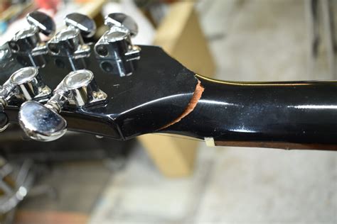 Gibson SG headstock repair