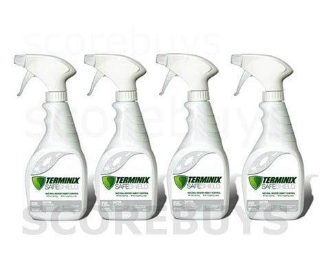 Insect Repellent Sprays 181038: Lot 4 Terminix Pest Control Safeshield Natural Indoor Insect ...