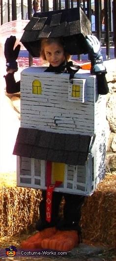 Homemade Monster House Costume for kids