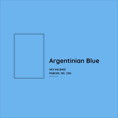 About Argentinian Blue Color - Color codes, similar colors and paints ...