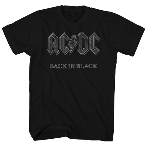 AC/DC T-Shirt | Classic Back In Black AC/DC T-Shirt