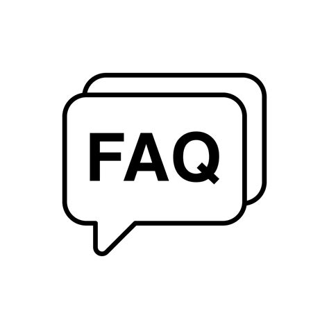 FAQ Icon Vector. Help Symbol. Clean and modern vector illustration for ...