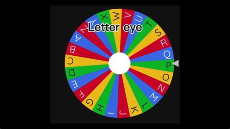 Making alphabet letters by spin the wheel! - YouTube