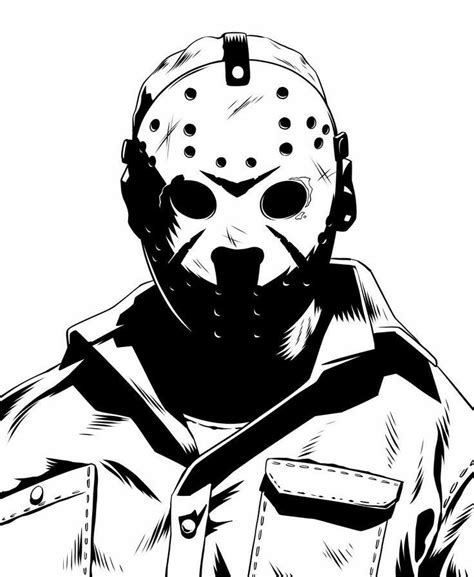 Pin on Drawing Ideas | Horror movie art, Horror movie tattoos, Jason ...