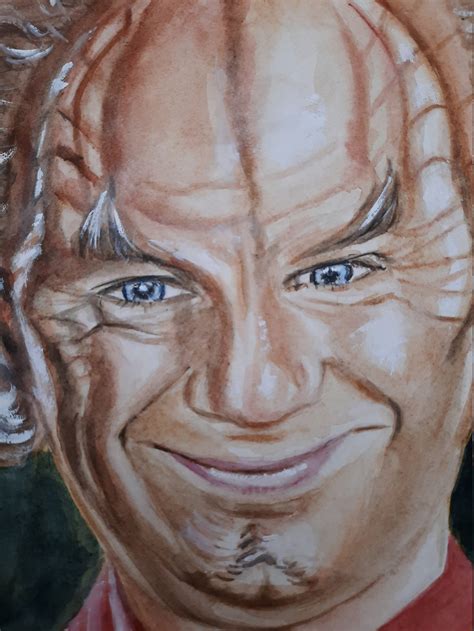 Star Trek Enterprise Dr Phlox original art portrait doctor | Etsy