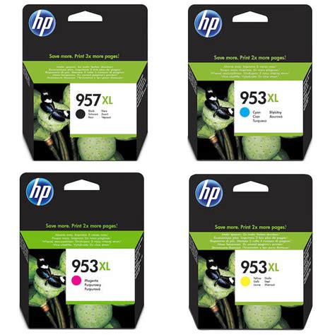 HP 957XL & HP 953XL High Capacity Original Ink Cartridge Multipack