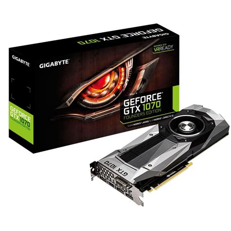 GIGABYTE GeForce GTX 1070 Founders Edition 8GB GDDR5 | GV-N1070D5-8GD-B 1.0 | City Center For ...