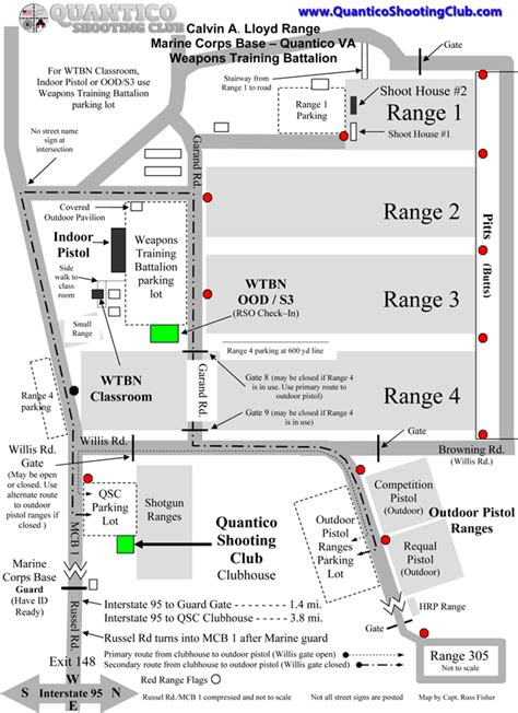 Ranges Range Map | Quantico Shooting Club