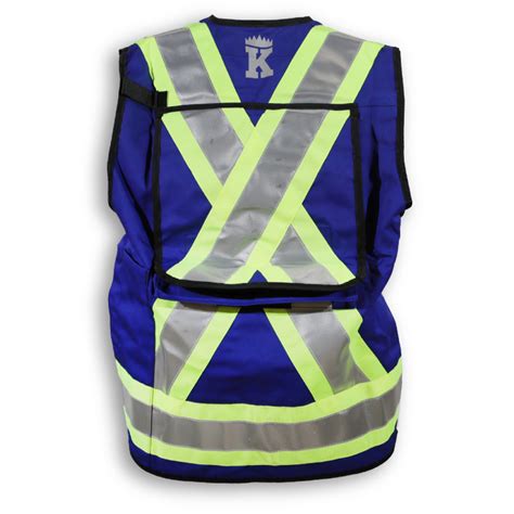 Big K Poly/Cotton Surveyor Safety Vest - Uniforms & Ink