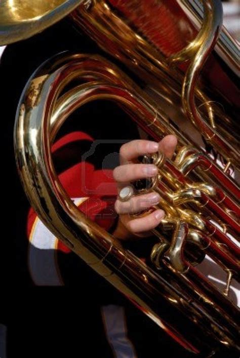 Stock Photo (With images) | High school marching band, Marching band, Euphonium
