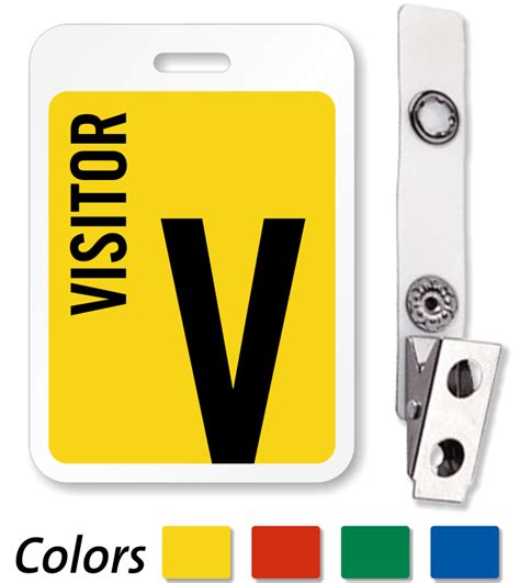 Printable Visitor Badges