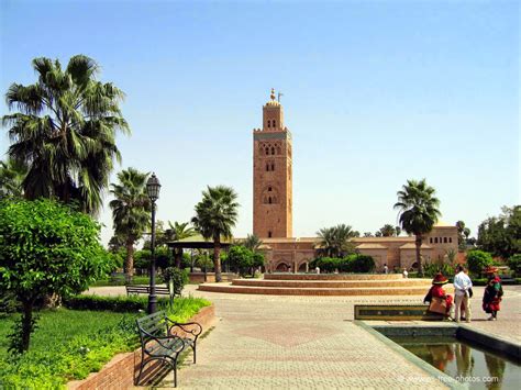 Koutoubia Mosque of Islamic landmarks entrenched in the history of Morocco ~ TourisminMorocco