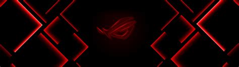 ASUS ROG Wallpaper 4K, Ambient lighting, Red lighting