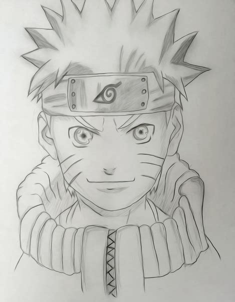 Как рисовать наруто: Naruto: как нарисовать Узумаки Наруто поэтапно ...