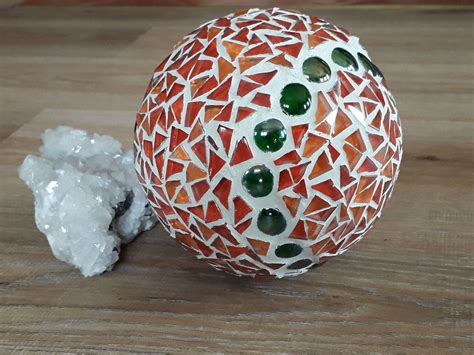 Mosaic Glass Ball/mosaic Garden Decor/decorative Ball/mosaic Gazing ...