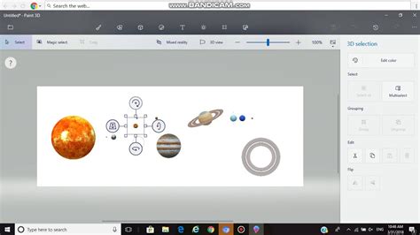 How To Make The Solar System In Paint 3d