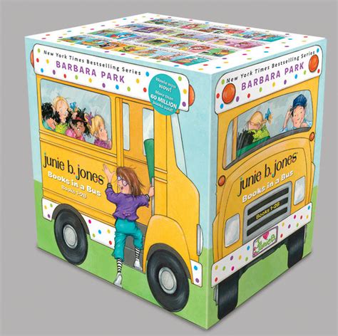 Junie B. Jones Books in a Bus – Author Barbara Park; Illustrated by ...