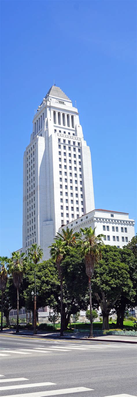 Los Angeles City Hall - The building was designed by John Parkinson ...