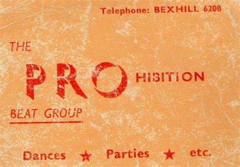 PROhibition – Bexhill beat group – SMART