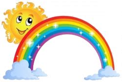 sun clipart rainbow picture royalty free | Rainbow clipart, Clip art ...