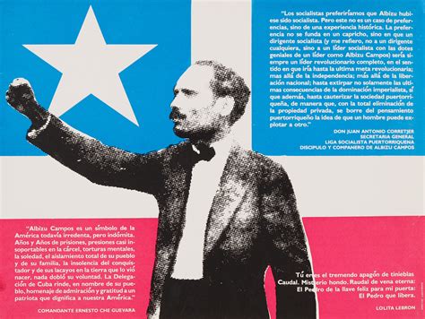 Lares Flag with Pedro Albizu Campos - Puerto Rican Cultural Center