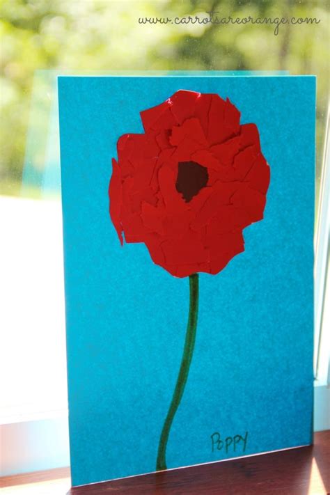 An Easy Red Poppy Craft to Show Your Patriotism on Memorial Day ...