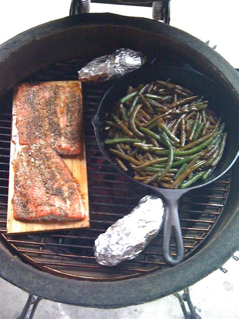 Kamado Joe - Soy cedar planked salmon | Cedar plank salmon, Plank ...