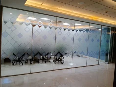 Printed Frosted Glass Film, For Office, Thickness: 18mm at Rs 85/sq ft ...