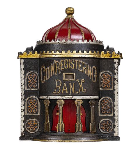 Coin Registering - Cast Iron Mechanical Bank Auction