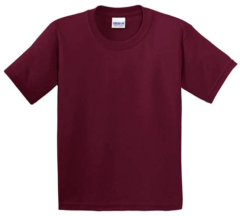 Gildan 2000B Pure Cotton Youth T-Shirt -Maroon-Large - Walmart.com