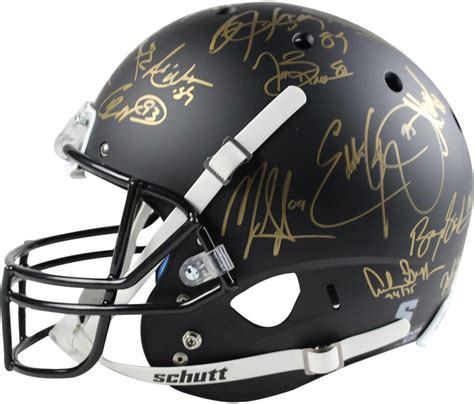 Heisman Trophy Winners Full-Size Custom Matte Black Helmet Signed by ...