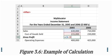 Horizontal Analysis in Excel steps Flashcards | Quizlet