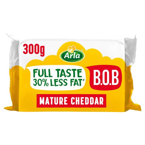 Arla Bob Mature Cheddar Cheese 300g | Cheddar Cheese | Iceland Foods